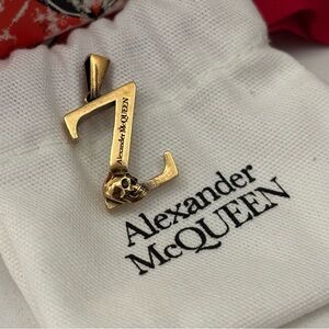 Alexander McQueen Initial “Z” Gold Charm